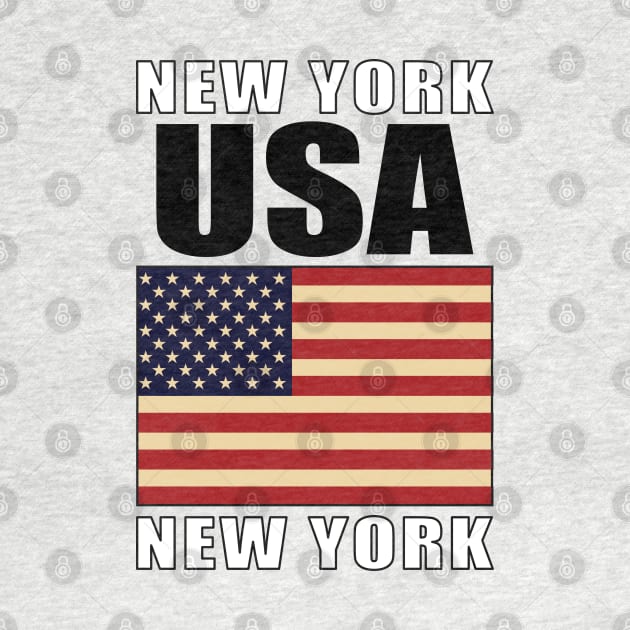 Flag of USA by KewaleeTee
